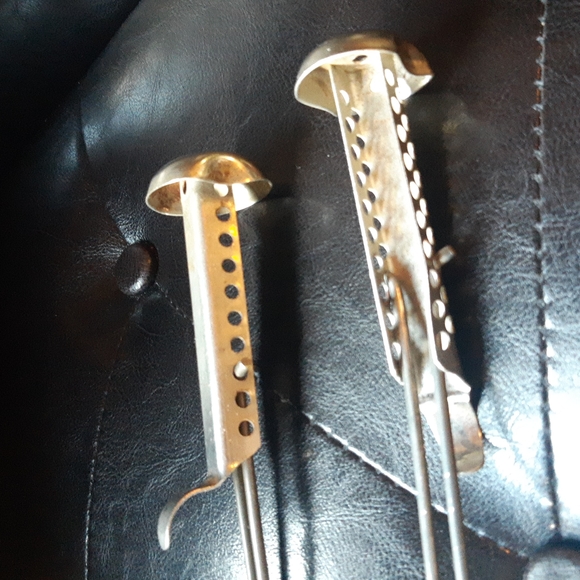 Vintage pair A&J metal Shoe Tree Forms Stretcher Adjustable Made in USA - Picture 4 of 9